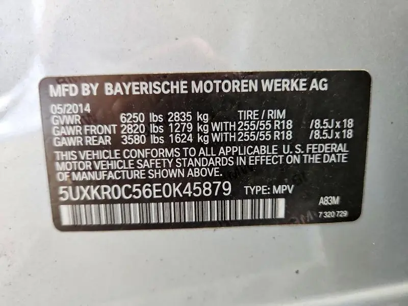 2014 BMW X5 XDRIVE35I  