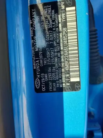 2020 HYUNDAI KONA SEL  