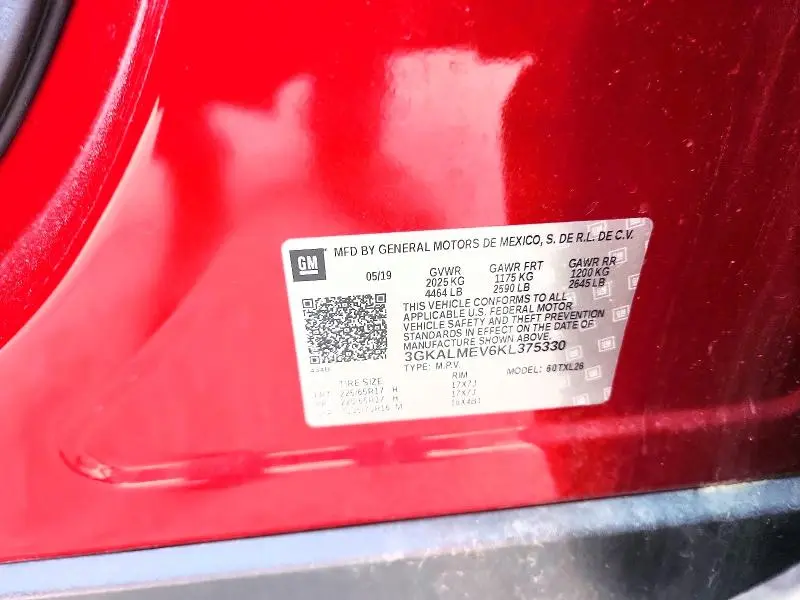 2019 GMC TERRAIN SLE  