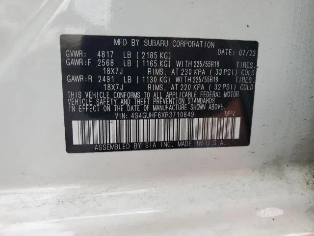 2024 SUBARU CROSSTREK SPORT  