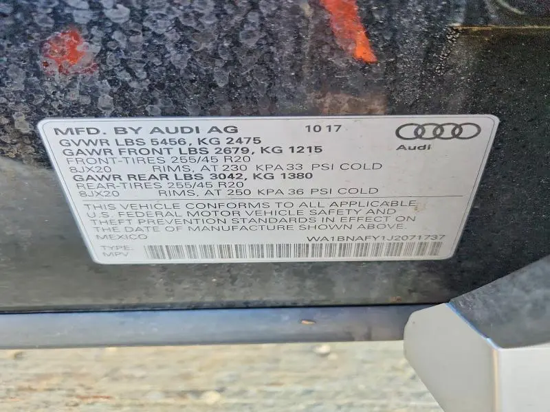 2018 AUDI Q5 PREMIUM PLUS  