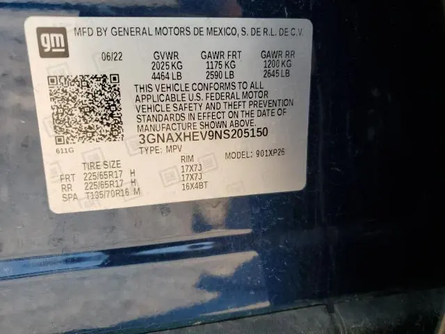 2022 CHEVROLET EQUINOX LS  
