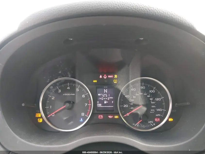 2013 SUBARU XV CROSSTREK 2.0I LIMITED