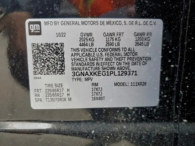 2023 CHEVROLET EQUINOX LT  