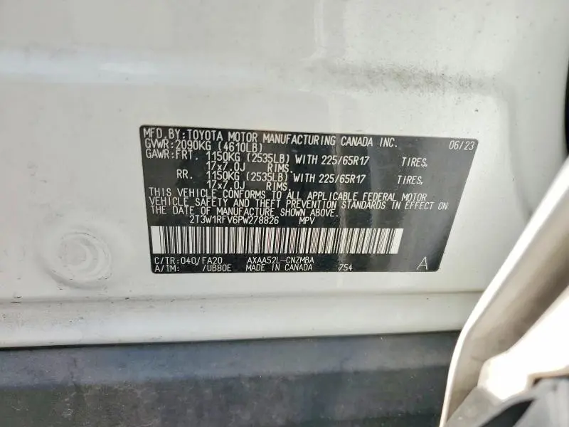 2023 TOYOTA RAV4 XLE  