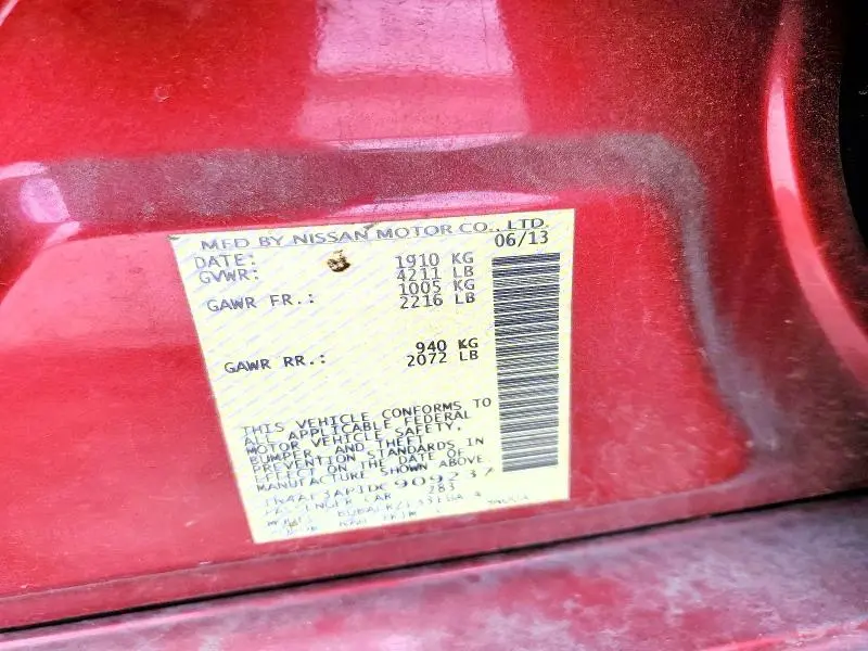 2013 NISSAN ALTIMA 2.5  