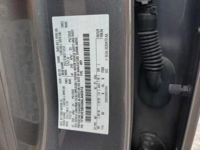 2022 FORD BRONCO BASE  