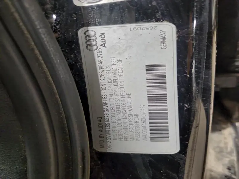 2013 AUDI A6 PREMIUM PLUS  