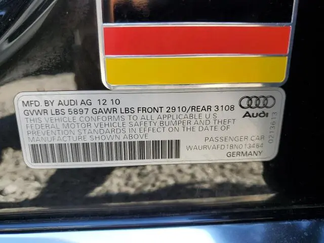 2011 AUDI A8 L QUATTRO  