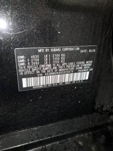 2025 SUBARU LEGACY PREMIUM  