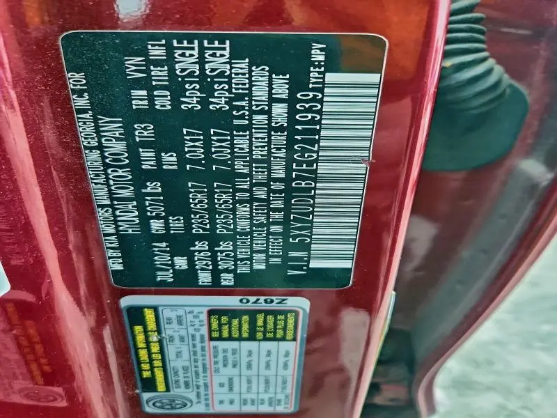 2014 HYUNDAI SANTA FE SPORT   