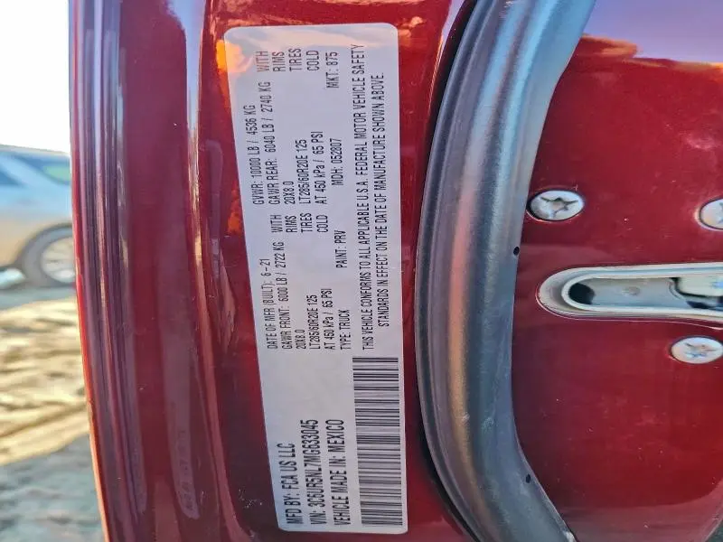 2021 RAM 2500 LARAMIE  