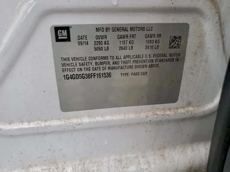 2015 BUICK LACROSSE PREMIUM  