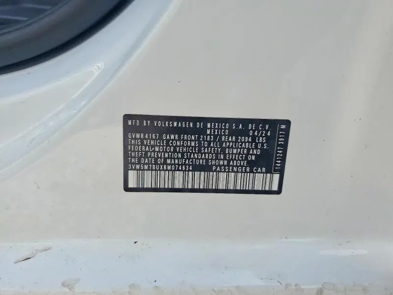 2024 VOLKSWAGEN JETTA S  