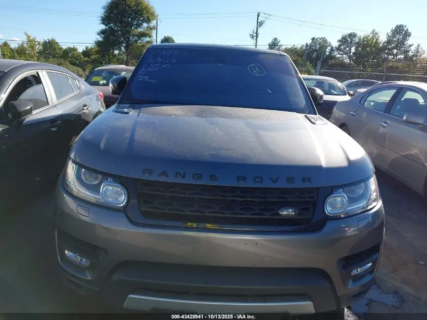 2016 LAND ROVER RANGE ROVER SPORT 3.0L V6 TURBOCHARGED DIESEL HSE TD6