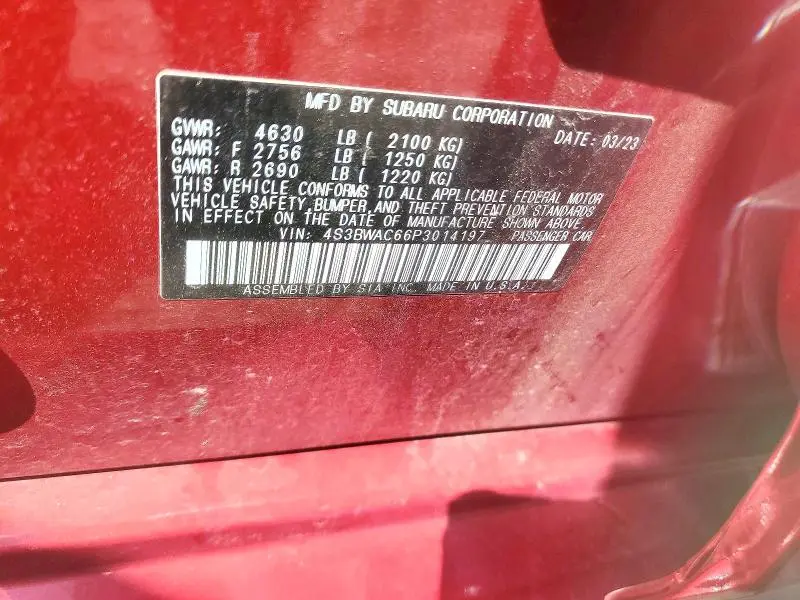 2023 SUBARU LEGACY PREMIUM  