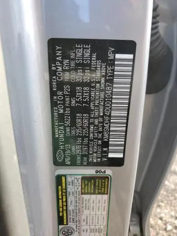 2013 HYUNDAI SANTA FE GLS  