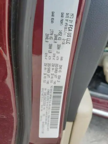 2016 DODGE DURANGO CITADEL  