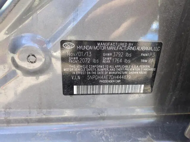 2013 HYUNDAI ELANTRA GLS