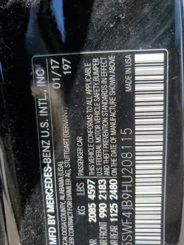 2017 MERCEDES-BENZ C 300  