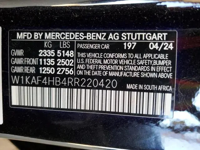 2024 MERCEDES-BENZ C 300 4MATIC  
