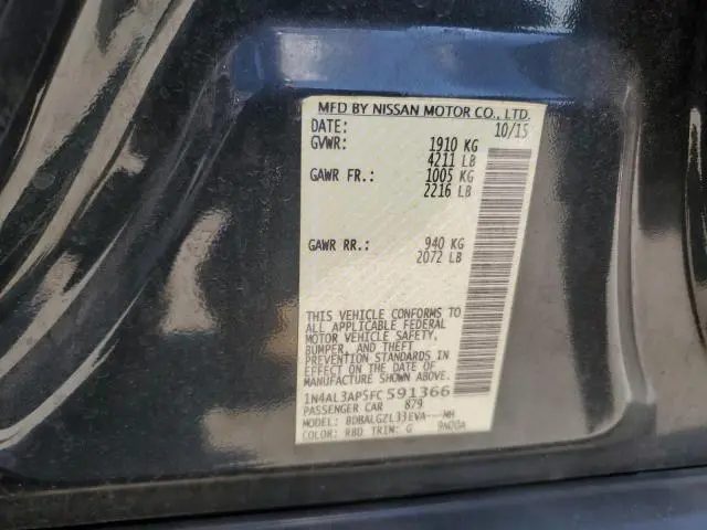 2015 NISSAN ALTIMA 2.5  