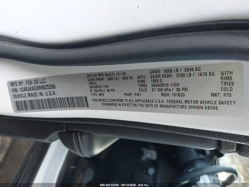2024 JEEP GRAND CHEROKEE L ALTITUDE X 4X4