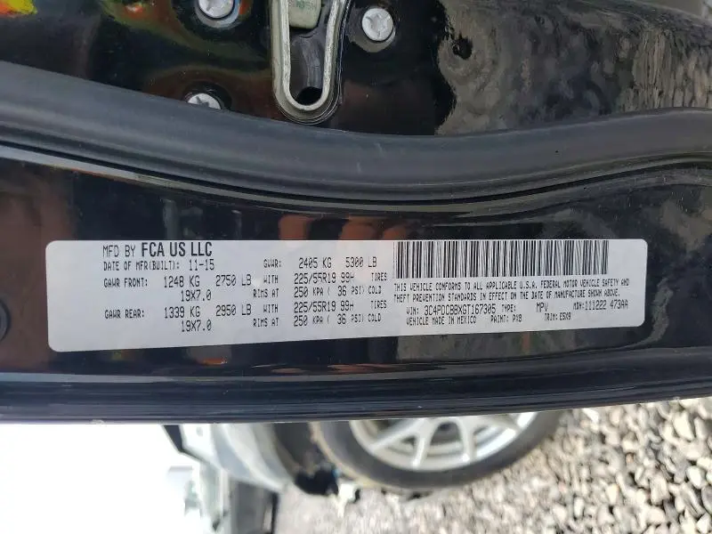 2016 DODGE JOURNEY SXT  