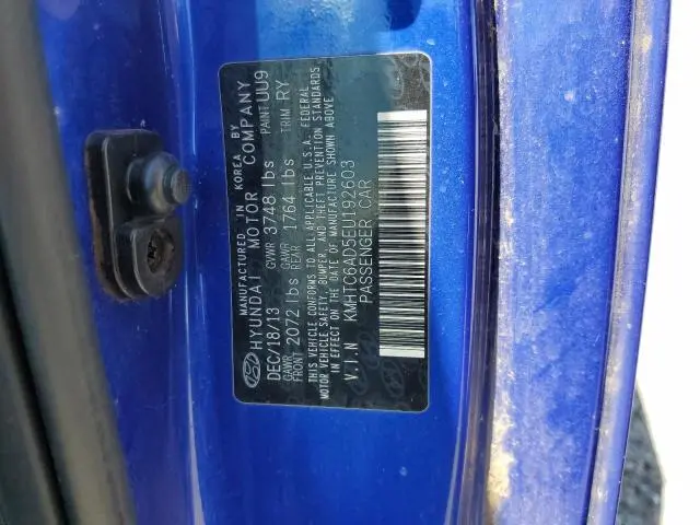 2014 HYUNDAI VELOSTER   