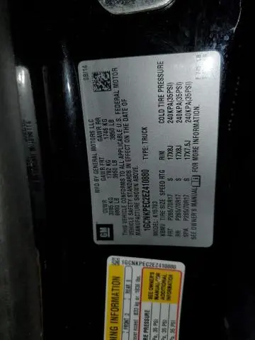 2014 CHEVROLET SILVERADO K1500  