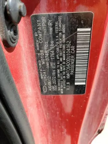 2013 HYUNDAI VELOSTER   
