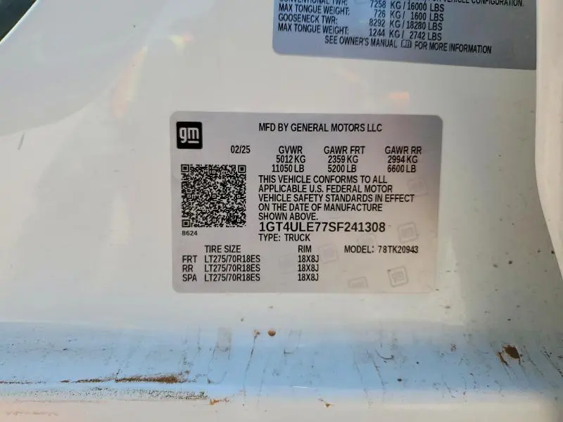 2025 GMC SIERRA K2500 HEAVY DUTY  