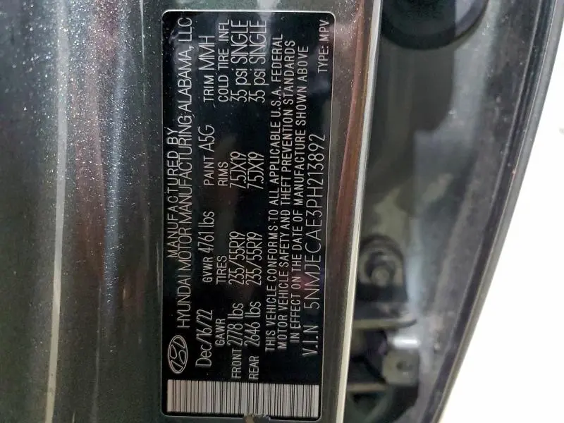 2023 HYUNDAI TUCSON LIMITED  