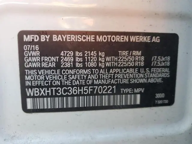 2017 BMW X1 XDRIVE28I  