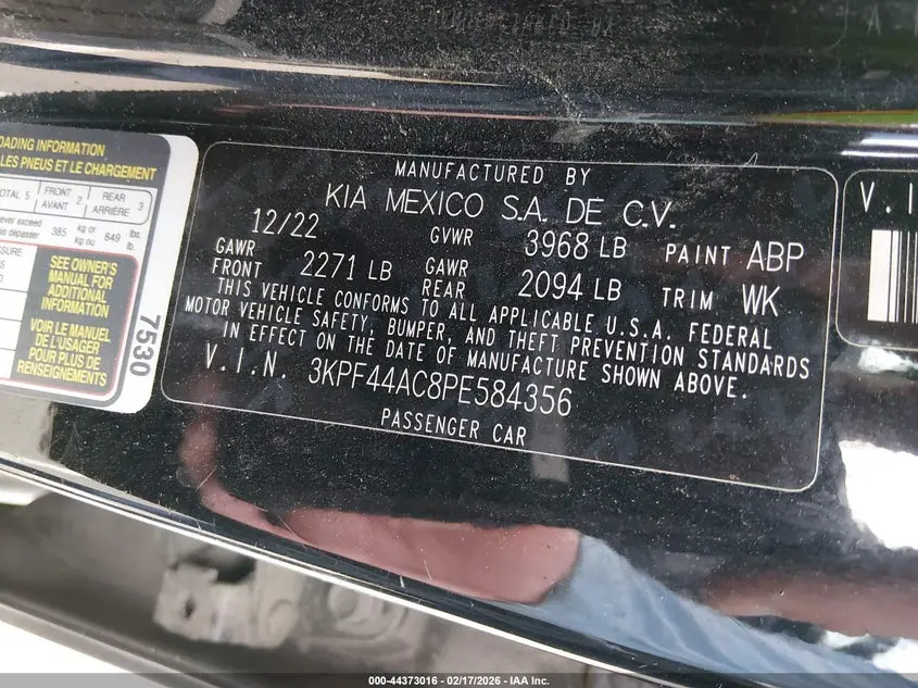 2023 KIA FORTE GT