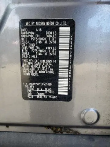 2018 NISSAN ARMADA SV