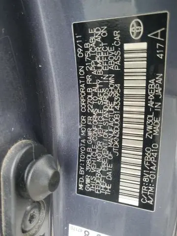 2011 TOYOTA PRIUS   