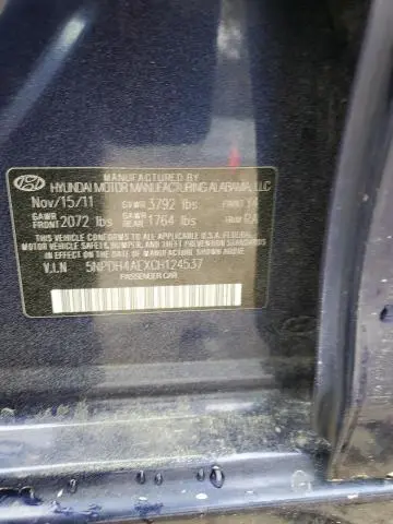 2012 HYUNDAI ELANTRA GLS