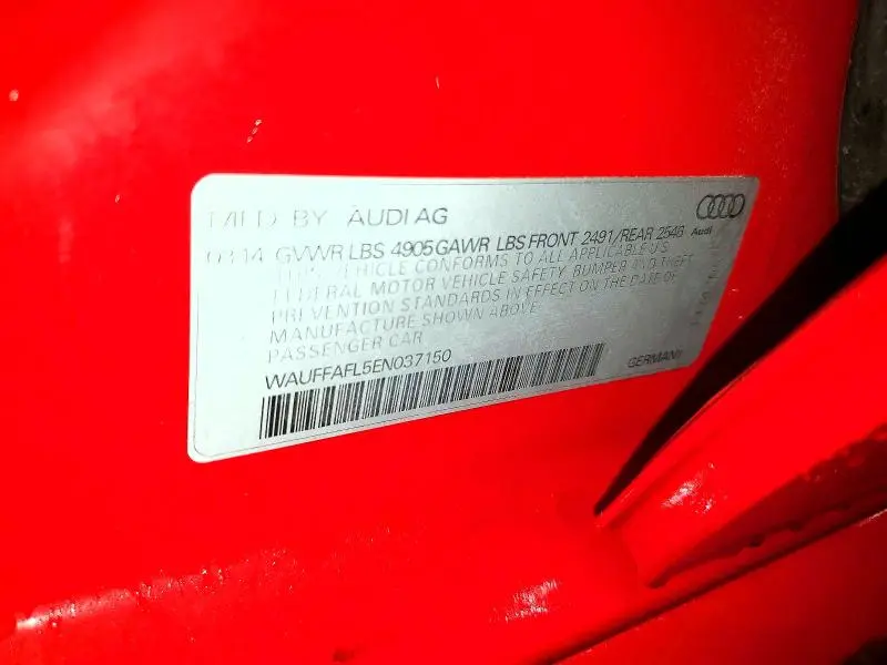 2014 AUDI A4 PREMIUM PLUS  