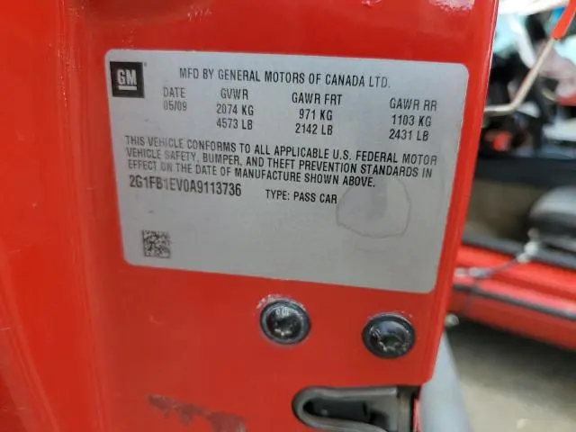 2010 CHEVROLET CAMARO LT