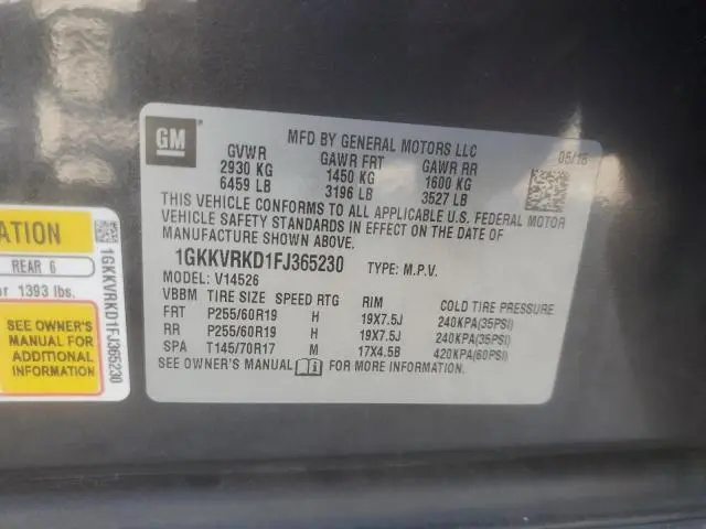 2015 GMC ACADIA SLT-1