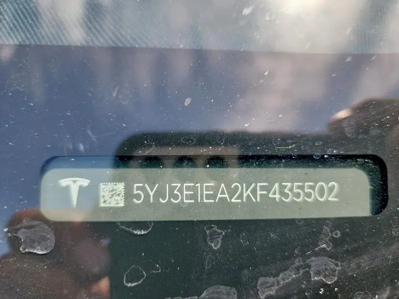 2019 TESLA MODEL 3   