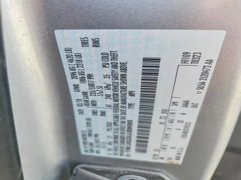 2018 FORD ESCAPE SE  