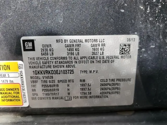 2014 GMC ACADIA SLT-1  