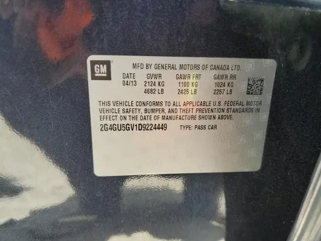 2013 BUICK REGAL PREMIUM  
