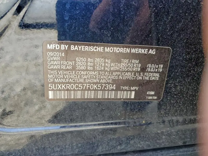 2015 BMW X5 XDRIVE35I  