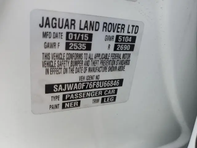 2015 JAGUAR XF 3.0 SPORT  