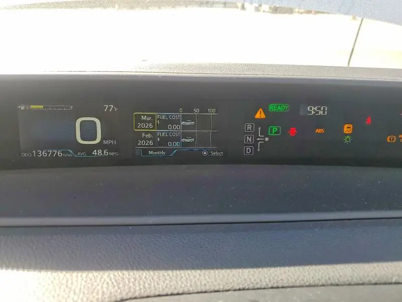 2017 TOYOTA PRIUS TWO  