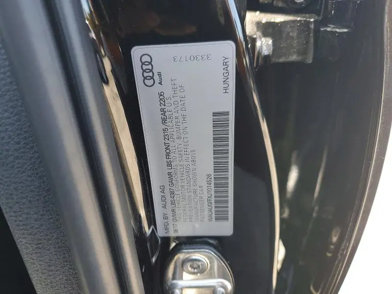 2018 AUDI A3 PREMIUM  
