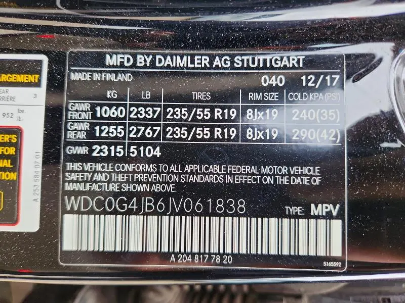 2018 MERCEDES-BENZ GLC 300  